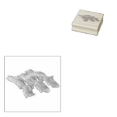 Yummy Bacon Rubberstempel (Gestempeld)