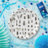 Yummy Bugs Funny Insect Kids Birthday Borden Papieren Bordje (Feest)