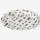 Yummy Bugs Funny Insect Kids Birthday Borden Papieren Bordje (Gekanteld)