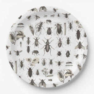 Yummy Bugs Funny Insect Kids Birthday Borden Papieren Bordje