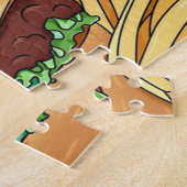 Yummy Burger Legpuzzel (Zijkant)
