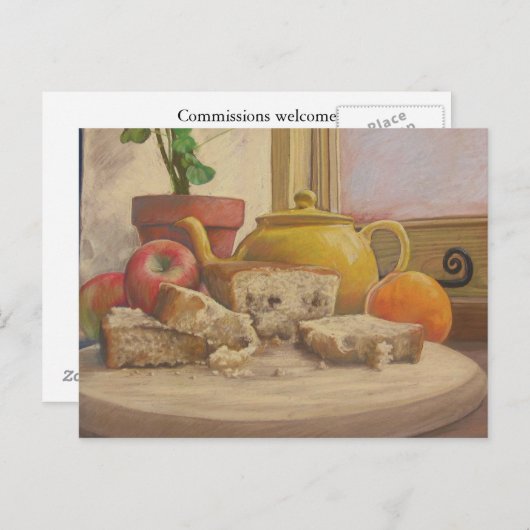 Yummy cake briefkaart (Voorkant / Achterkant)