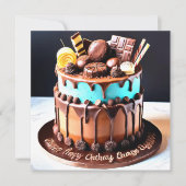 Yummy Candy Chocolade Cake Persoonlijk  (Voorkant)