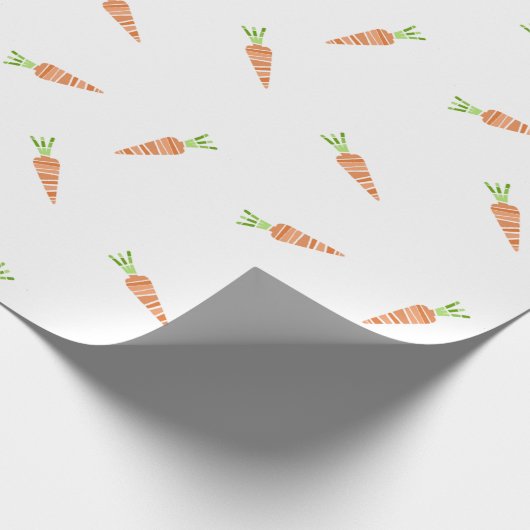 Yummy Carrots paaspapier Cadeaupapier (Hoek)