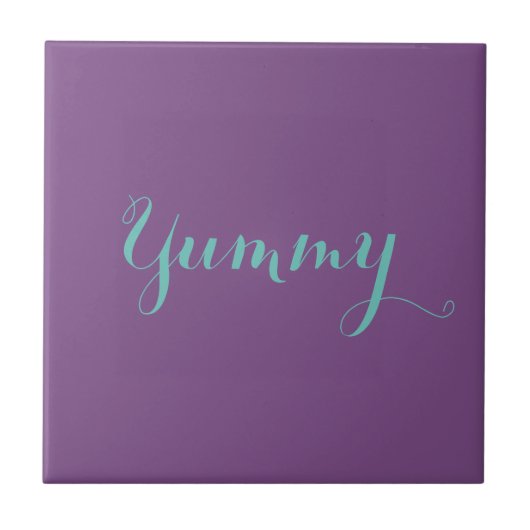 Yummy Ceramic Tile Tegeltje (Voorkant)