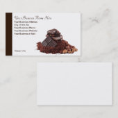 Yummy Chocolate Theme Professional Visitekaartje (Voorkant / Achterkant)
