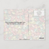 Yummy Colour popcorn Briefkaart (Achterkant)
