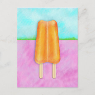 Yummy-Cool Popsicle Landscape Briefkaart