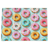 Yummy cream donuts blue groot cadeauzakje (Voorkant)