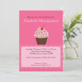 Yummy Cupcake Baby shower Sprinkle 5x7 Kaart (Staand voorkant)