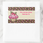 Yummy Cupcake Recette Livre Bookplaques Étiquette (Sac)