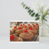 Yummy cupcakes carte postale horizontale (Debout devant)