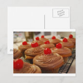 Yummy cupcakes carte postale horizontale (Devant / Derrière)