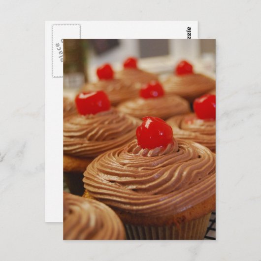 Yummy cupcakes carte postale verticale (Devant / Derrière)