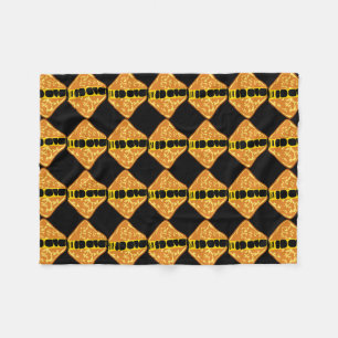 Yummy Delicious Gooey Grilled Cheese Fleece Deken