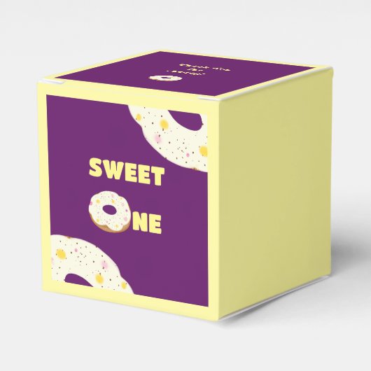 Yummy donut bedankdoosjes (Voorkant Zijde)