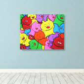 Yummy Everywhere sur toile (Insitu (Plancher de Bois))