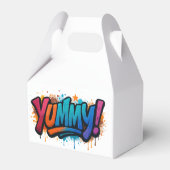 Yummy! Favor Box Bedankdoosjes (Achterkant)