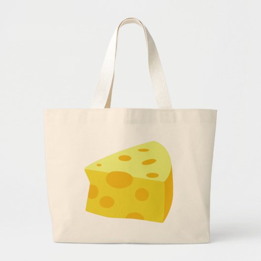 Yummy Food - Kaas Grote Tote Bag (Voorkant)