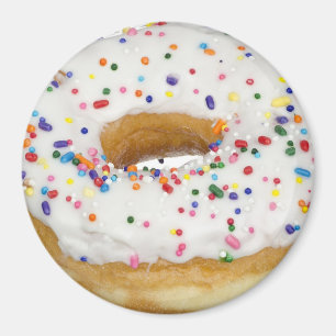 Yummy Frosted Sprinkles Donut Fun Food Magnet Magneet