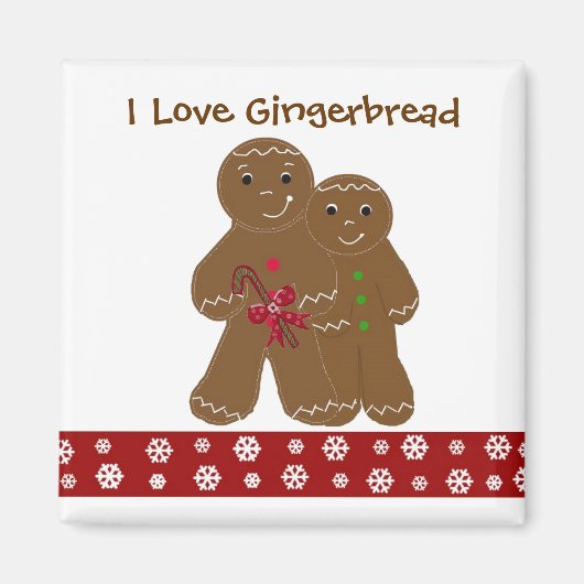 Yummy Gingerbrood Men Magneet (Voorkant)
