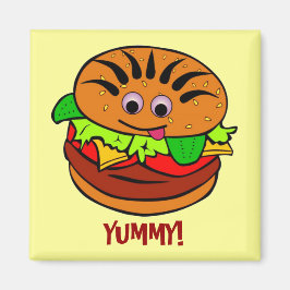 Yummy Hamburger Magneet