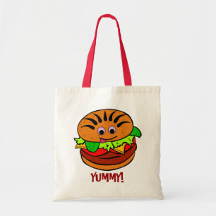 Yummy Hamburger Tote Bag