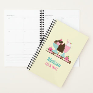 Yummy Ice Cream Desserts Life is Sweet Planner