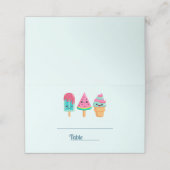 Yummy Ice Cream Trio Zomer Vibe (Buitenkant ongevouwen)