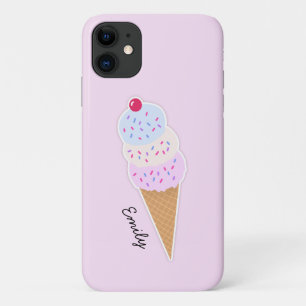 Yummy Icecream Cone Gepersonaliseerde iPhone Case