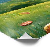 Yummy - Ik hou van donuts Perfect Poster (Hoek)