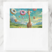 Yummy - Ik hou van donuts Rechthoekige Sticker (Tas)