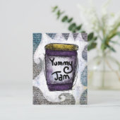 Yummy Jam Briefkaart (Staand voorkant)