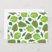 Yummy Leaves Briefkaart (Voorkant / Achterkant)