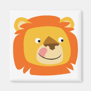 Yummy lion button magneet