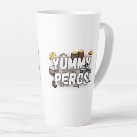 Yummy Percs Latte Mug (Angle droit)