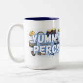 Yummy Percs Tweekleurige Koffiemok (Links)