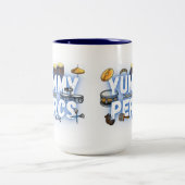 Yummy Percs Tweekleurige Koffiemok (Center)