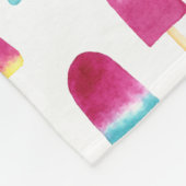 Yummy Popsicles Fleece Deken (Hoek)