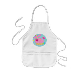 Yummy Rainbow Cupcake Apron Kinder Schort