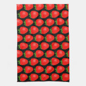Yummy Red Strawberry World Funky Pattern Theedoek (Verticaal)