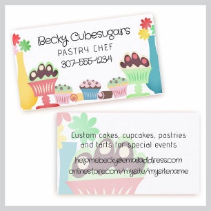 Yummy snot bakkerij biz-kaarten visitekaartje