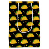 Yummy Taco Pattern Medium Cadeauzakje (Achterkant)