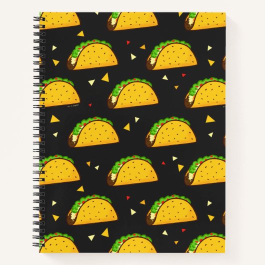 Yummy Taco Pattern Notitieboek (Voorkant)