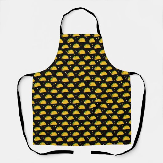 Yummy Taco Pattern Schort (Voorkant)
