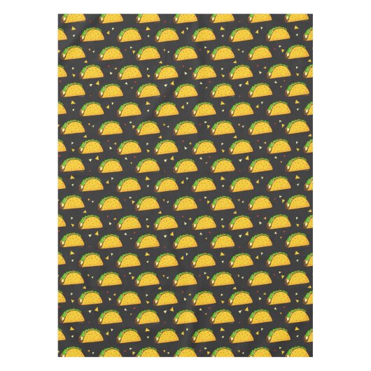 Yummy Taco Pattern Tafelkleed (Voorkant)