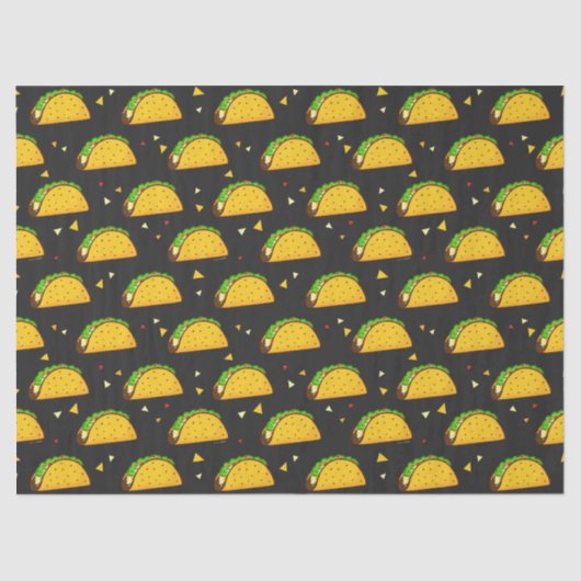 Yummy Taco Pattern Tissuepapier (Voorkant)