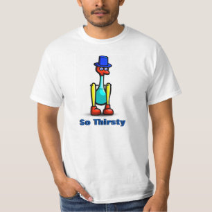 Yummy's Officiële oneindig dorstig Drinky-Bird T T-shirt