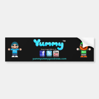 Yummyummygoodness.com bumpersticker "Yummy" tm