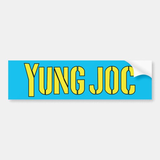 Yung Joc Bumpersticker (Voorkant)